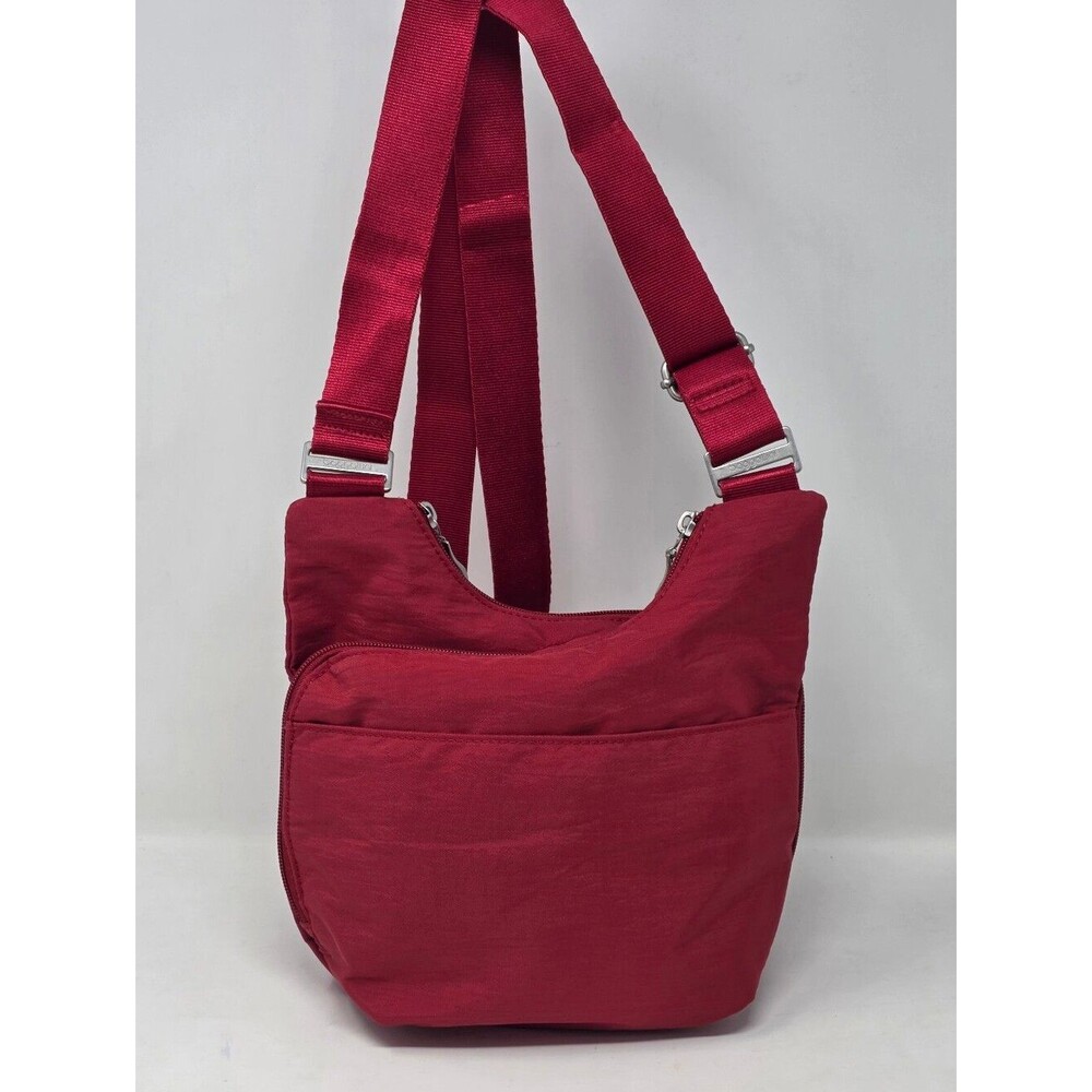 Baggallini Criss Cross Nylon Crossbody Travel Bag Multiple Compartments/ Pockets - Picture 11 of 15